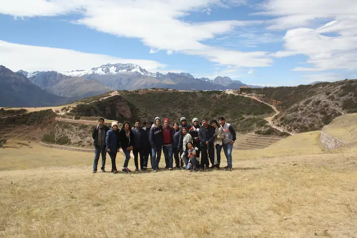 Travelers with the Climb Sunday team