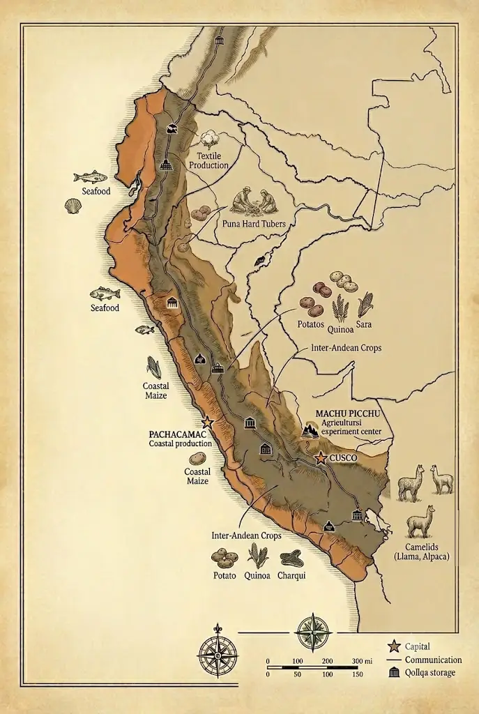 How geography shaped Inca food systems